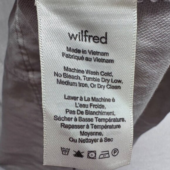 Wilfred Womens Ramie Blend Dolman Sleeve Tunic Top Dress Size XXS Oversized Gray - Picture 6 of 11